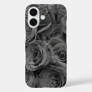 グレーバラ、グレーフローラ写真 iPhone 16ケース