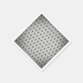 グレーバーラップお洒落ハート素朴ファームハウス スタンダードカクテルナプキン (角)