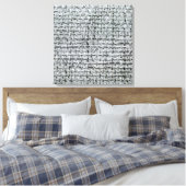 グレーバーラップ キャンバスプリント (インサイチュ (寝室))