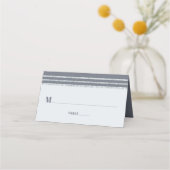 グレーバー(ユダヤ教の)バル・ミツバーシルバータリッはっきりしたトスクリプモダント プレイスカード (正面)