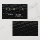 グレーパタスタイリッシューン未来型テクノ名刺 名刺 (正面/裏面)