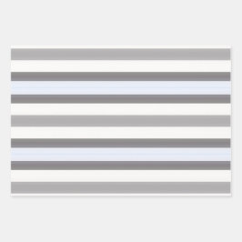 グレーパタストライプのーン ラッピングペーパーシート