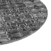 グレーパターンガラス切断板 カッティングボード (角)