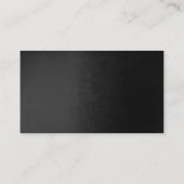 グレーパターンプロフェッショナルシンプルモダンプレーン 名刺 (裏面)