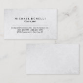グレーパターンミニマルコンサルタントの名刺 名刺 (正面/裏面)