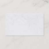 グレーパターンミニマルコンサルタントの名刺 名刺 (裏面)