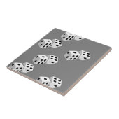 グレーパターン上の寸法 タイル (側面)