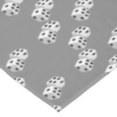 グレーパターン上の寸法 テーブルクロス (アングル)