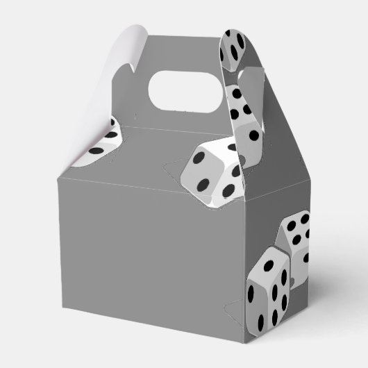 グレーパターン上の寸法 フェイバーボックス (裏面サイド)