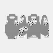 グレーパターン上の寸法 フェイバーボックス (折り畳みなし)