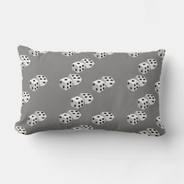 グレーパターン上の寸法 ランバークッション