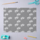 グレーパターン上の寸法 薄葉紙 (クラフト)