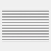 グレーパターン（の模様が）ある ラッピングペーパーシート (正面2)