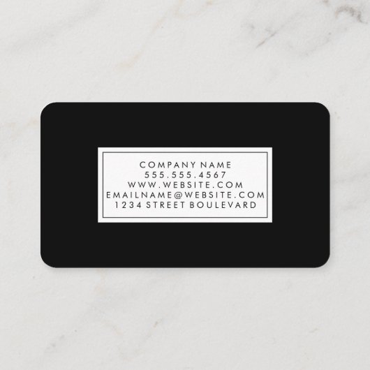 グレーパターン 名刺 (裏面)