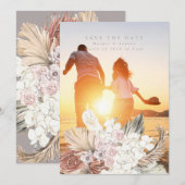 グレーパンパスグラスフローラアルティメットトロピカルジャングル セーブザデート (正面/裏面)