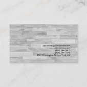 グレーパーケレッドコンモダンサルタユニークント 名刺 (裏面)