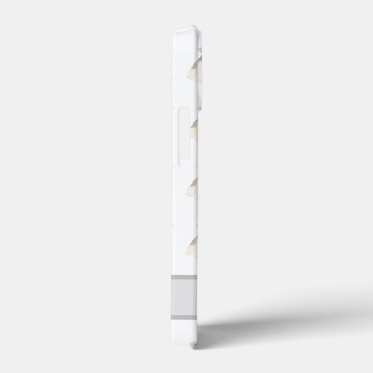 グレーパーソナライズされたとホワイトシュナウザー犬 Case-Mate iPhoneケース (裏面 / 右)