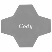 グレーパーソナライズされたサッカーボール サッカーボール (フラット)