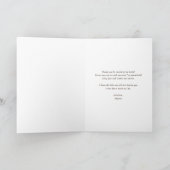 グレーパープルのメイソンジャー 結婚式お礼カード サンキューカード (内部)