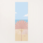 グレーパームインビーチ ヨガマット (裏面)