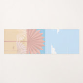 グレーパームインビーチ ヨガマット (正面(横))