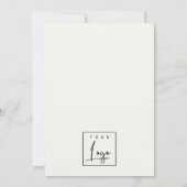 グレーパールシルバーリボンカットグランドオープニング 招待状 (裏面)