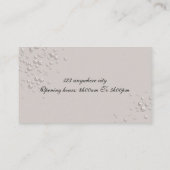 グレーパールビジネスカード 名刺 (裏面)