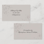 グレーパールビジネスカード 名刺 (正面/裏面)