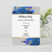 グレーヒョウ王室のブルーフローラ 招待状 (スタンド正面)