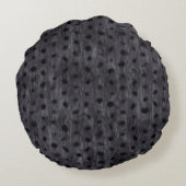 グレーヒョウ ラウンドクッション (裏面)