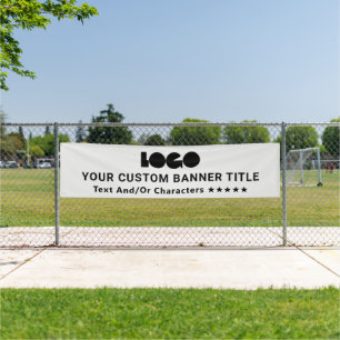 グレービジネスロゴ会社ブランドアウトドア10'長 横断幕