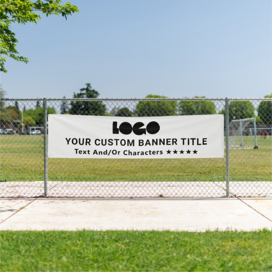 グレービジネスロゴ会社ブランドアウトドア10'長 横断幕 (インサイチュ)