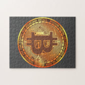 グレービットコインコインサングラアパズル ジグソーパズル (横)