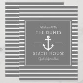 グレービーチハウスバケーションレンタルフロントページ (正面/裏面)