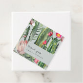 グレーピンクのフローラ砂漠のサボテンの葉ありがとう フェイバータグ (インサイチュ)