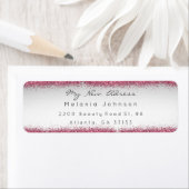 グレーピンクグリッターニューアドレスデリケート ラベル (インサイチュ)