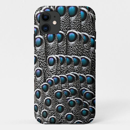 グレーピーコックの羽根 Case-Mate iPhoneケース (裏面)