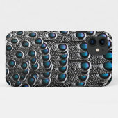 グレーピーコックの羽根 Case-Mate iPhoneケース (裏面(横))