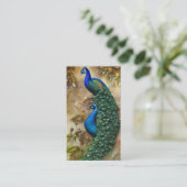 グレーピーコックアートウォーター絵画カラー コーリングカード (スタンド正面)