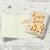 グレーピースラブレトログルーヴィー18ハッピーバースデー