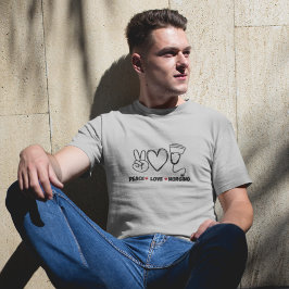 グレーピースラブ看護の感謝 Tシャツ