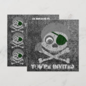 グレーピ動揺してレートスカル招待状 招待状 (正面/裏面)