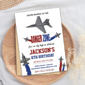 グレーファイタージェット誕生日招待状 招待状