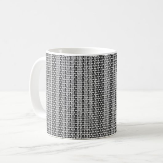 グレーファブリックコーヒーマグ コーヒーマグカップ (正面左)