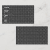 グレーファブリック 名刺 (正面/裏面)