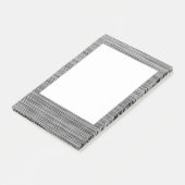 グレーファブリックFramed Post-it®ノート ポストイット (アングル)