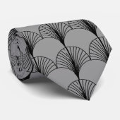グレーファンとブラックファン ネクタイ (ロール)