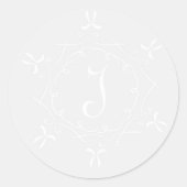 グレーフィリグラーサンキュー結婚式の引き出物シール ラウンドシール (正面)