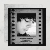 グレーフィルムストリッグランジプフォトカード招待状 招待状 (正面/裏面)