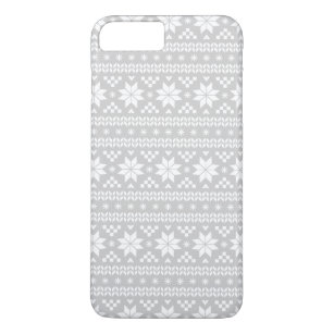 グレーフェアアイルクリスマスセーターパターン iPhone 8 PLUS/7 PLUSケース